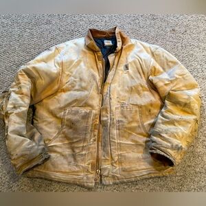 Carhartt Coat Mens LargeT Detroit Arctic Vintage Streetwear Quilted Duck Utility